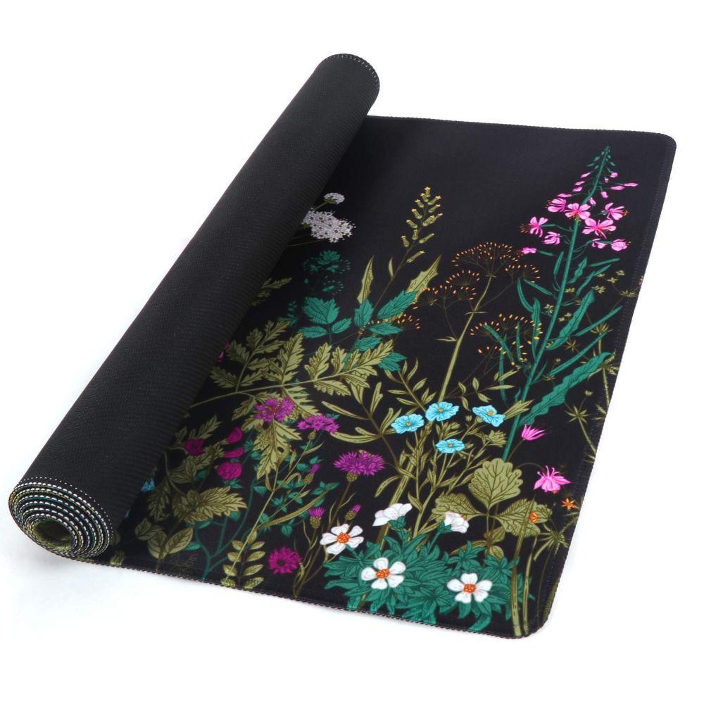 Mouse Pad Populer Dijahit Tepi Taman Alas Meja Gaming Besar