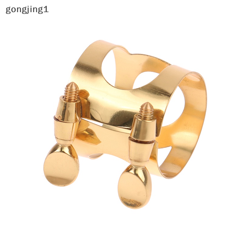 Ggg Sax Saxophone Mouthpiece Ligature Clip Climp Topi Pengikat Tahan Lama Untuk Alto/Sub Alto/Treble Sax Saxophone Mouthpiece Clamp Clip ID