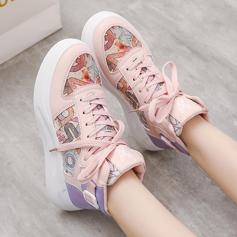 JILITU SEPATU WANITA IMPORT SNEAKERS FASHION SW-51 FREE KOTAK