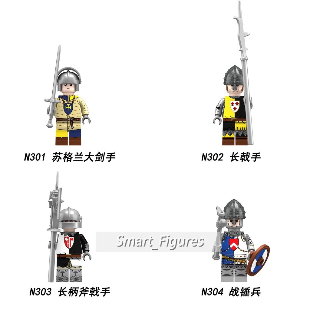 Mini Action Figure Golok Warrior Pedang Satu Tangan Warrior Collectible Figure Toys