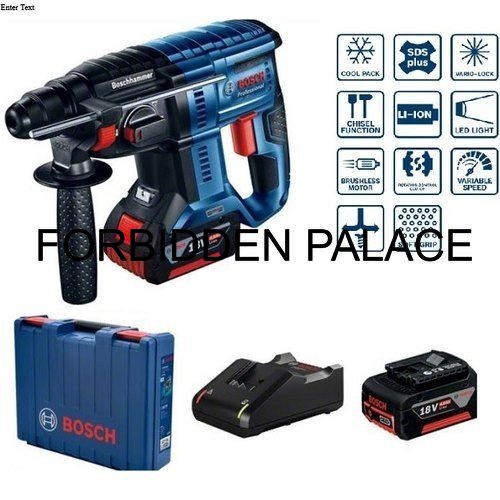 Dijual Rotary Hammer Cordless Bosch Brushless GBH 180 LI Complete Set GDK325