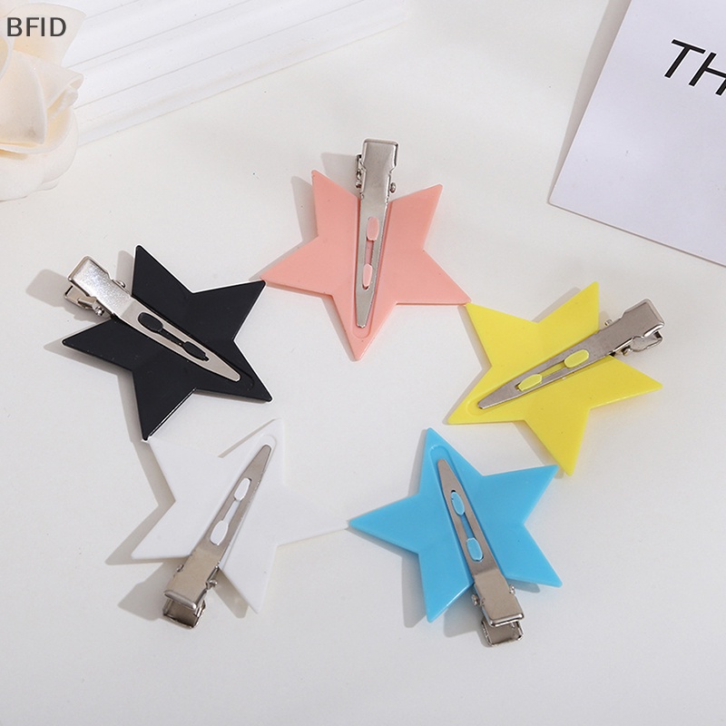 [BFID] 5pcs Jepit Rambut Bintang Manis Keren Gaya Korea Pesona Sederhana Metal Bobby Pin Alligator Clip Aksesoris Rambut Untuk Hiasan Kepala Fashion Gadis [ID]