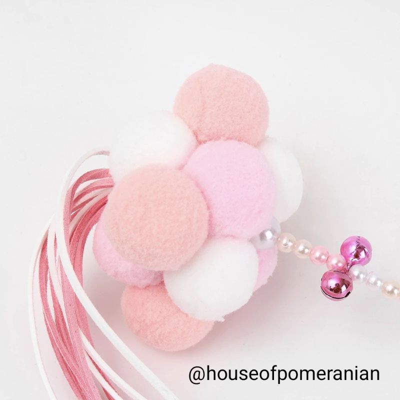 mainan kucing wand cat toys pancingan bulu tikus bola stick kitten interactive teaser