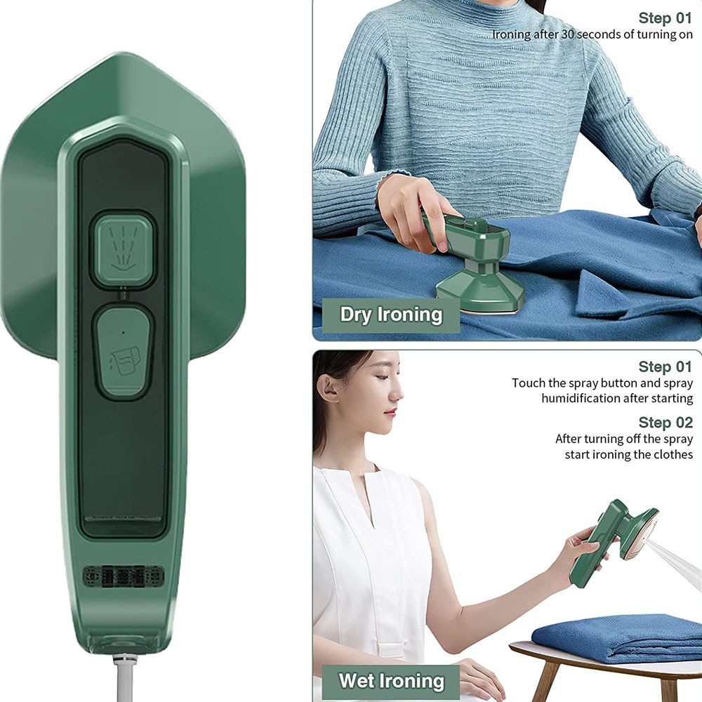BOP SETRIKA UAP VIRAL PORTABLE TRAVEL SEDERHANA 360° DERAJAT MUDAH DIPAKAI DAN SIMPLE SETRIKA MINI UNIK