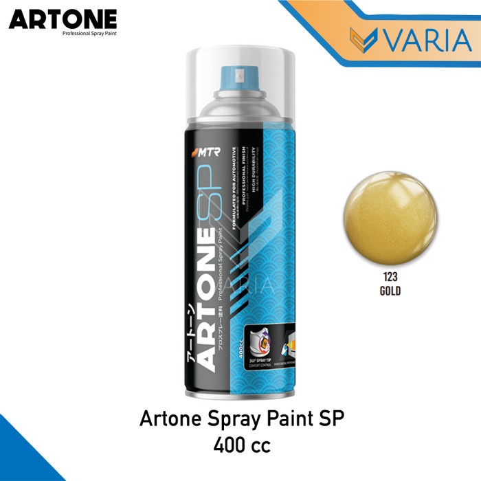 Artone SP 400 cc Gold 123 Professional Spray Paint Cat Semprot