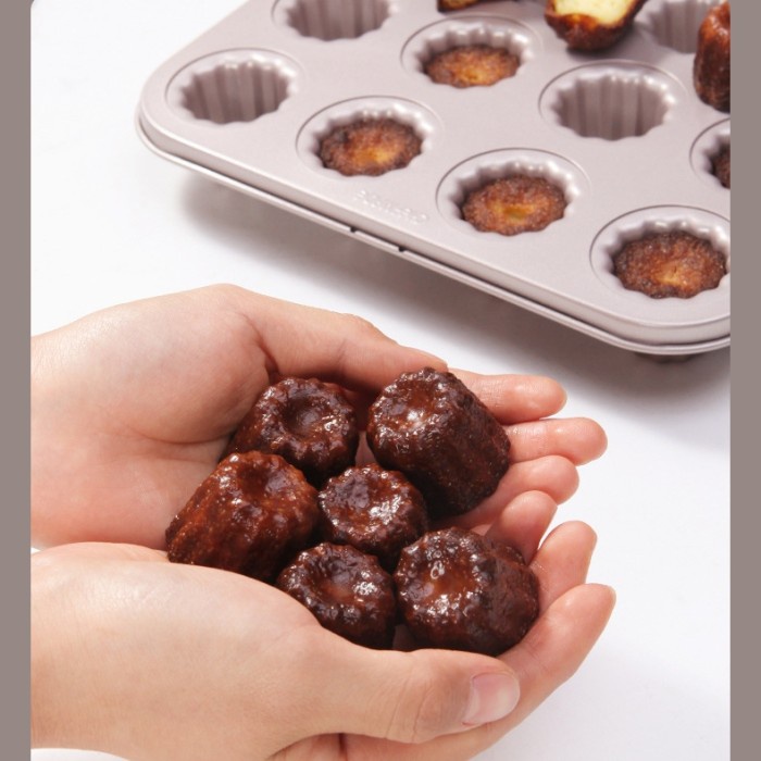 WK9950 Chefmade Mini Canele 12cups / loyang cannele 25.5x19.4cm/loyang