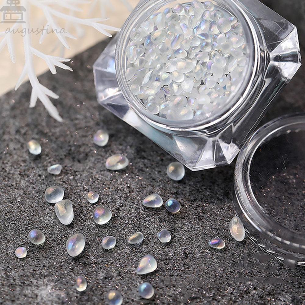 Agustin 3D Dekorasi Nail Art Jepang Shiny Manicure Aksesoris Batu Kristal Ukuran Campur DIY Ornamen