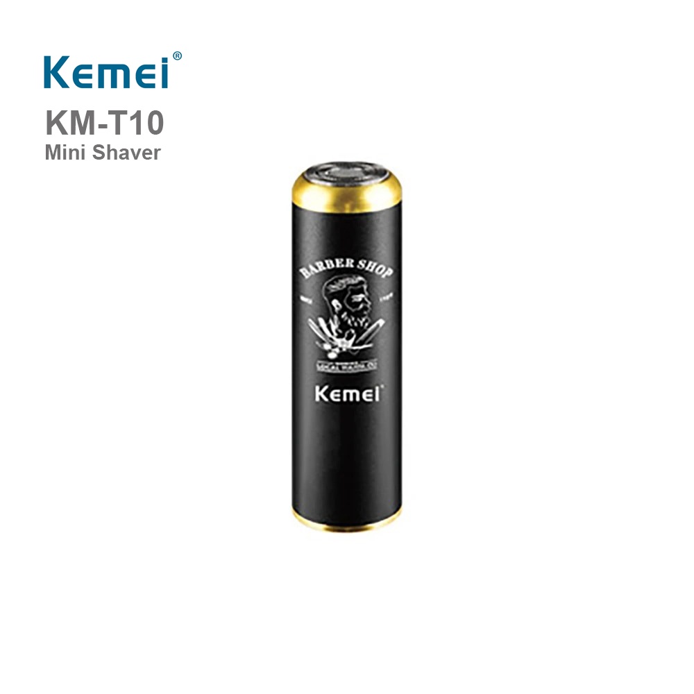 Kemei KM-T10 Mini Shaver Alat Cukur Jenggot Kumis