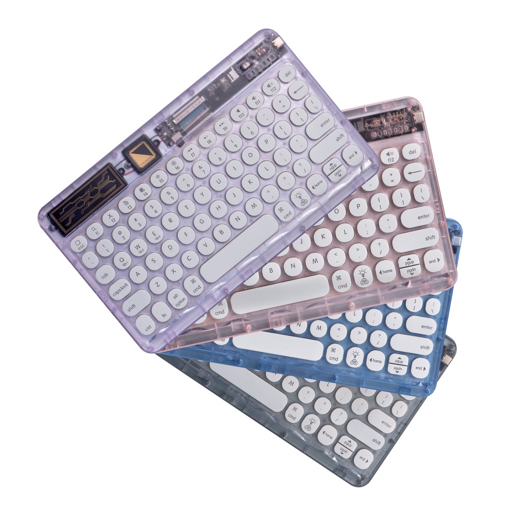 AKN88 - ROCKWARE RW-0303D - Magic Crystal Design Bluetooth Slim Mini Keyboard