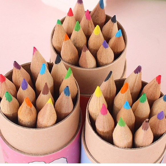 

Pensil warna anak+serutan tabung lucu