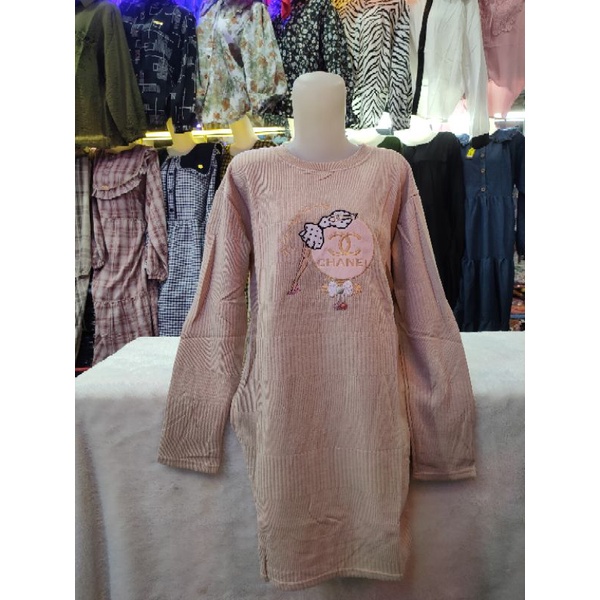 Tunik rajut import wanita import jumbo LD 120