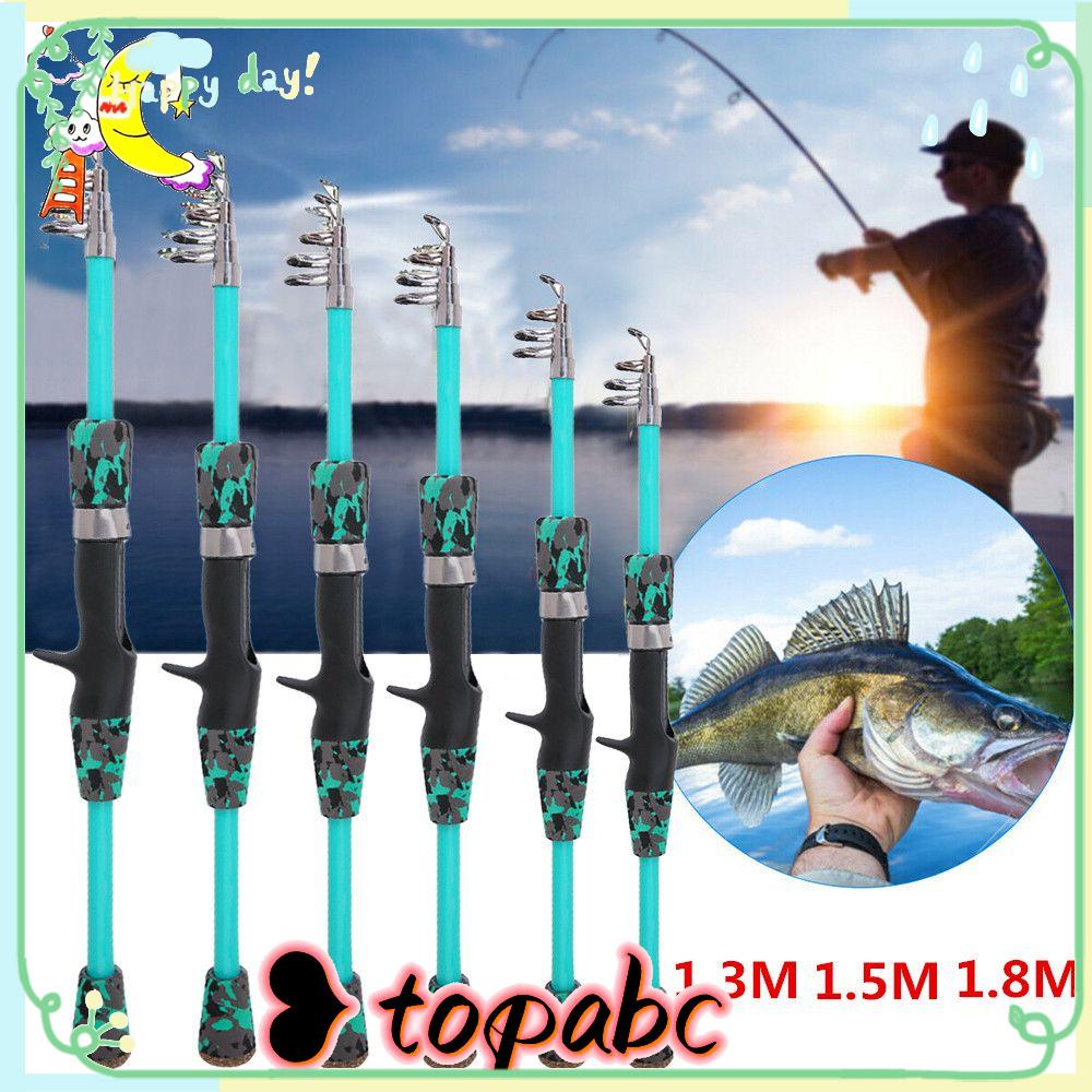 TOP Telescopic Fishing Rod SuperHard Travel Adjustable Alat Pancing