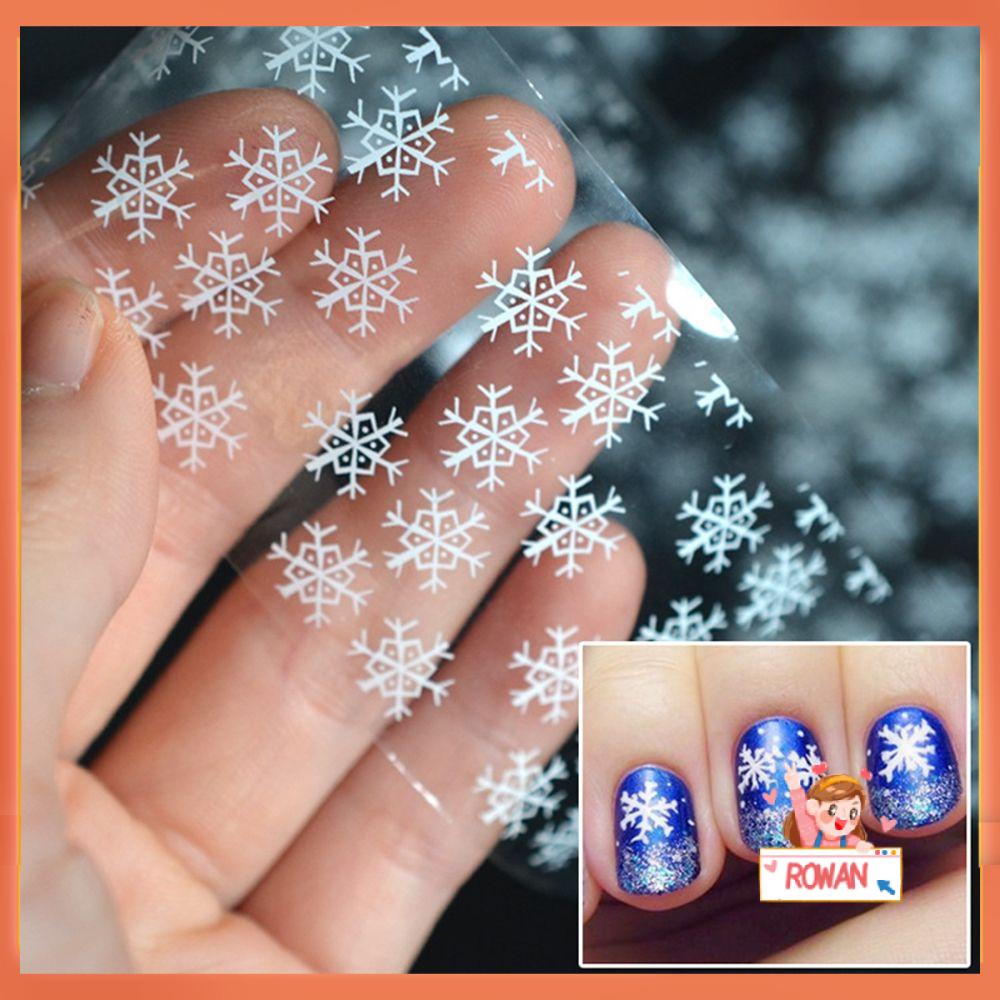 R-FLOWER Stiker Nail Art XMAS Hadiah Wanita Makeup Craft