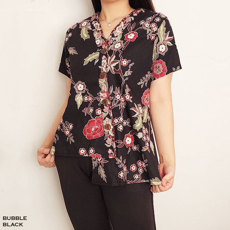 Evercloth Bubble Blouse Wanita Atasan Wanita Atasan Wanita Blouse