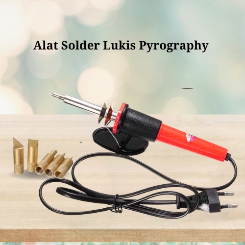 Alat Solder Lukis Pyrography Wood Carving Pirograbador