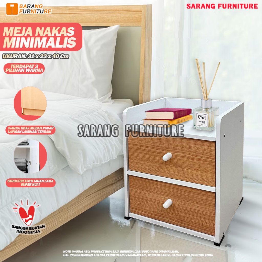 MEJA MINIMALIS NAKAS KINGDOM MEJA NAKAS 2 LACI MINI BEDSIDE TABLE MEJA KAMAR TIDUR MINIMALIS MEJA NAKAS PORTABLE MEJA NAKAS MINIMALIS