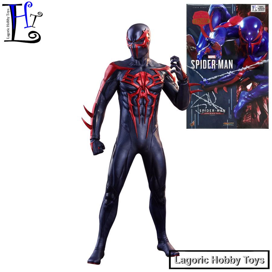Hot Toys VGM042 Spiderman 2099 Video Game 2018 Mainan Figure