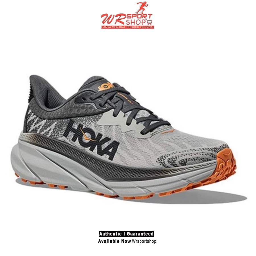 Sepatu Lari Trail Pria Hoka Challenger ATR 7 Harbor Mist Castlerock