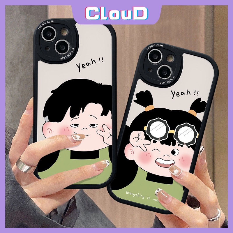 Case Cewek Cowok Kartun Lucu Untuk Vivo Y11 Y17 Y33s Y21s V23 Y51 Y22s Y16 Y15 Y12 Y02 Y15s Y20 Y20s Y12i V25E V25 Y91 Y21 Y22 Y35 Y31 Y30 V23E Y15A Y20i Y21A Y91C Couple Soft Casing