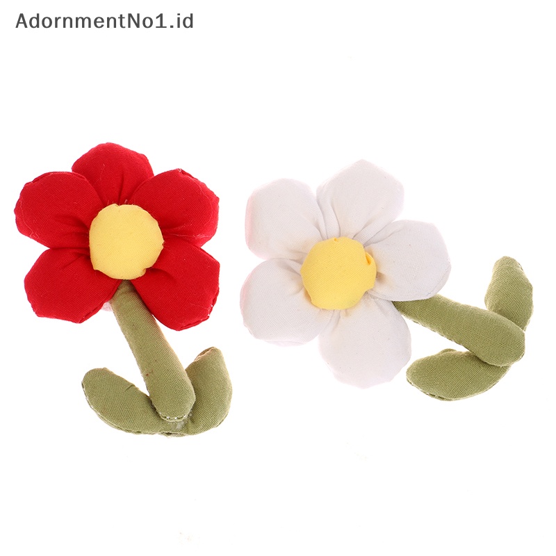 [AdornmentNo1] Kain katun-isi lima-petal bunga lucu mewah bunga kecil buatan tangan Diy jepit rambut aksesoris pakaian