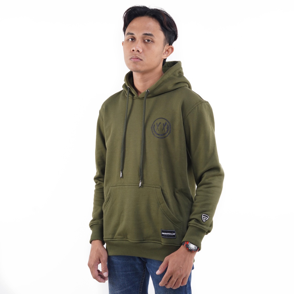 JAKET FRIDAY KILLER | DIPPY OLIVE HOODIE