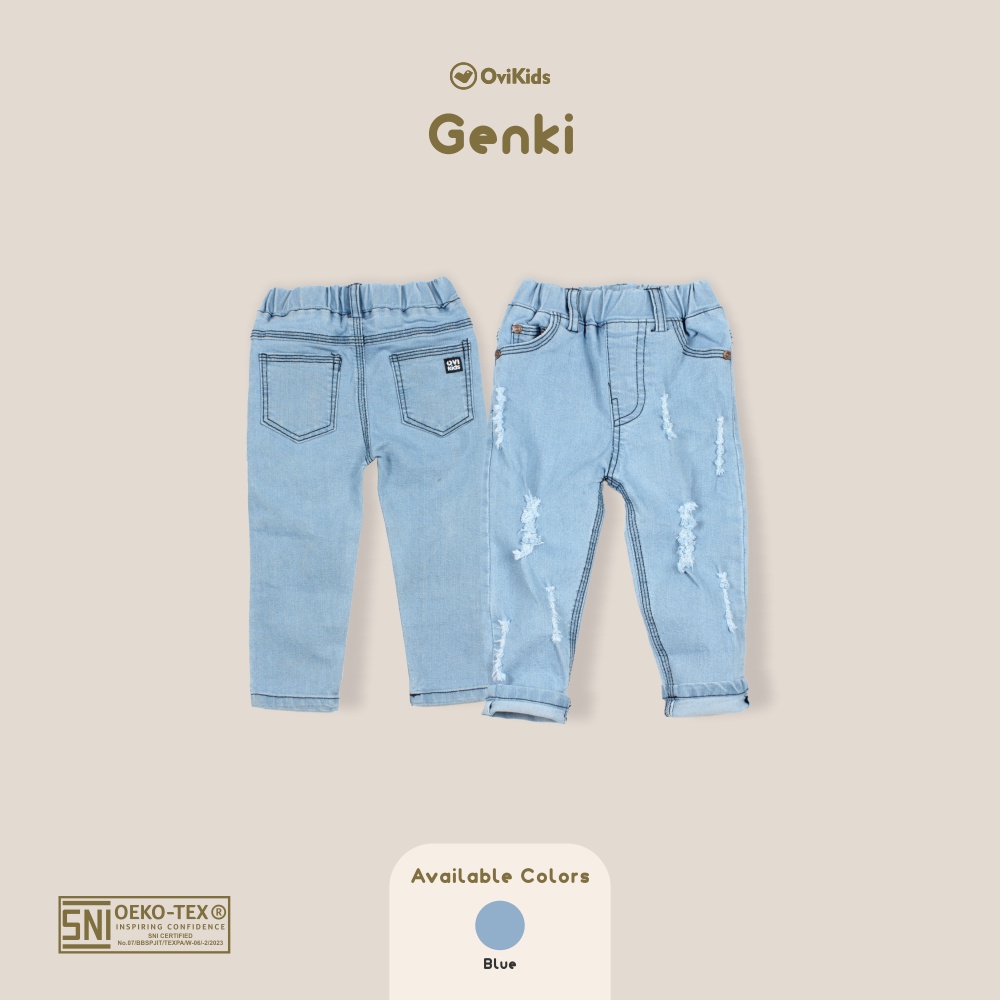 OVIKIDS GENKI / CELANA PANJANG ANAK JEANS