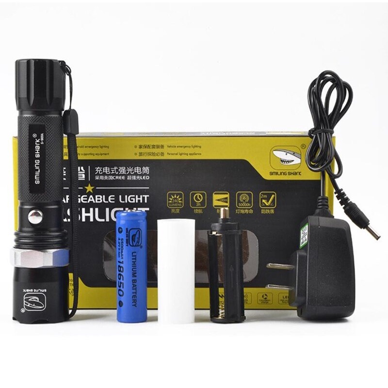 AKN88 -SMILING SHARK LP-909A - Senter LED Outdoor 280 Lumens Bisa Dicharge
