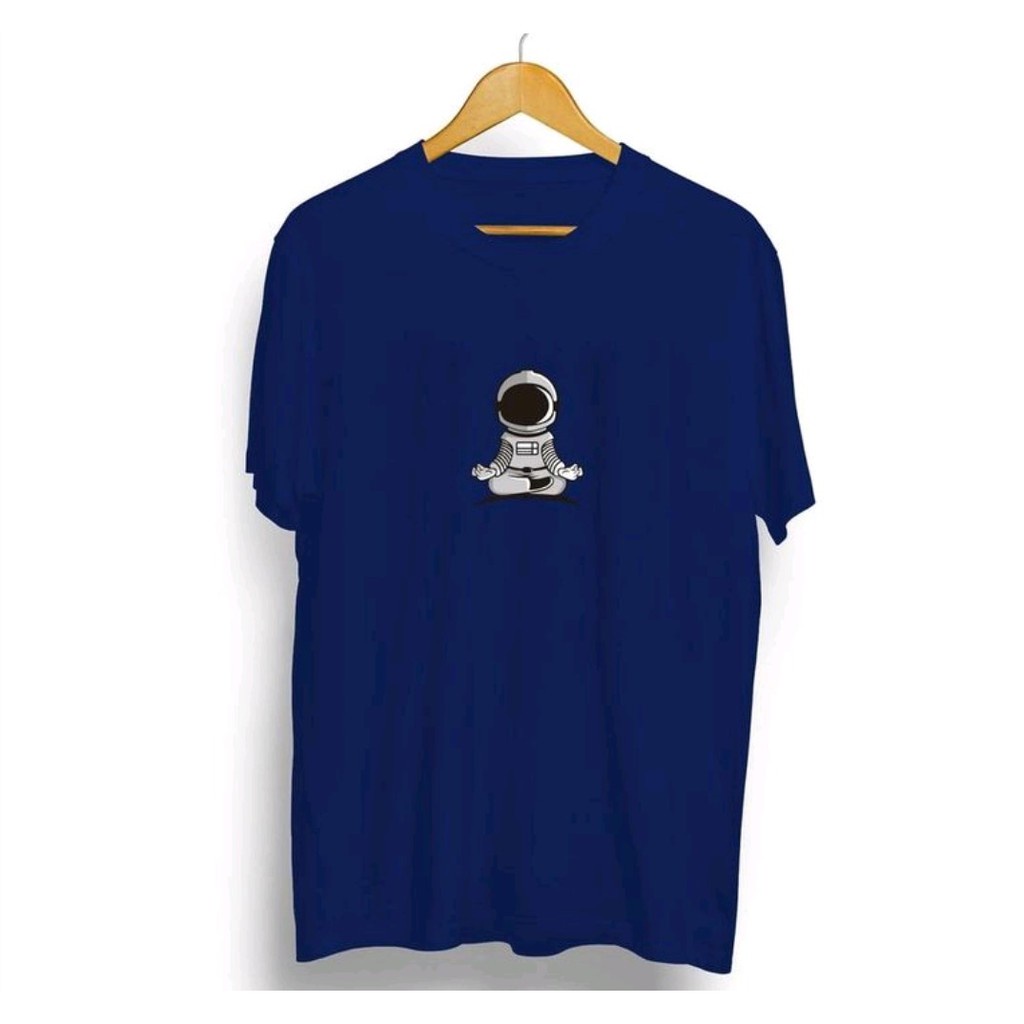 Baju Kaos Yoga Astronaut / Kaos Pria