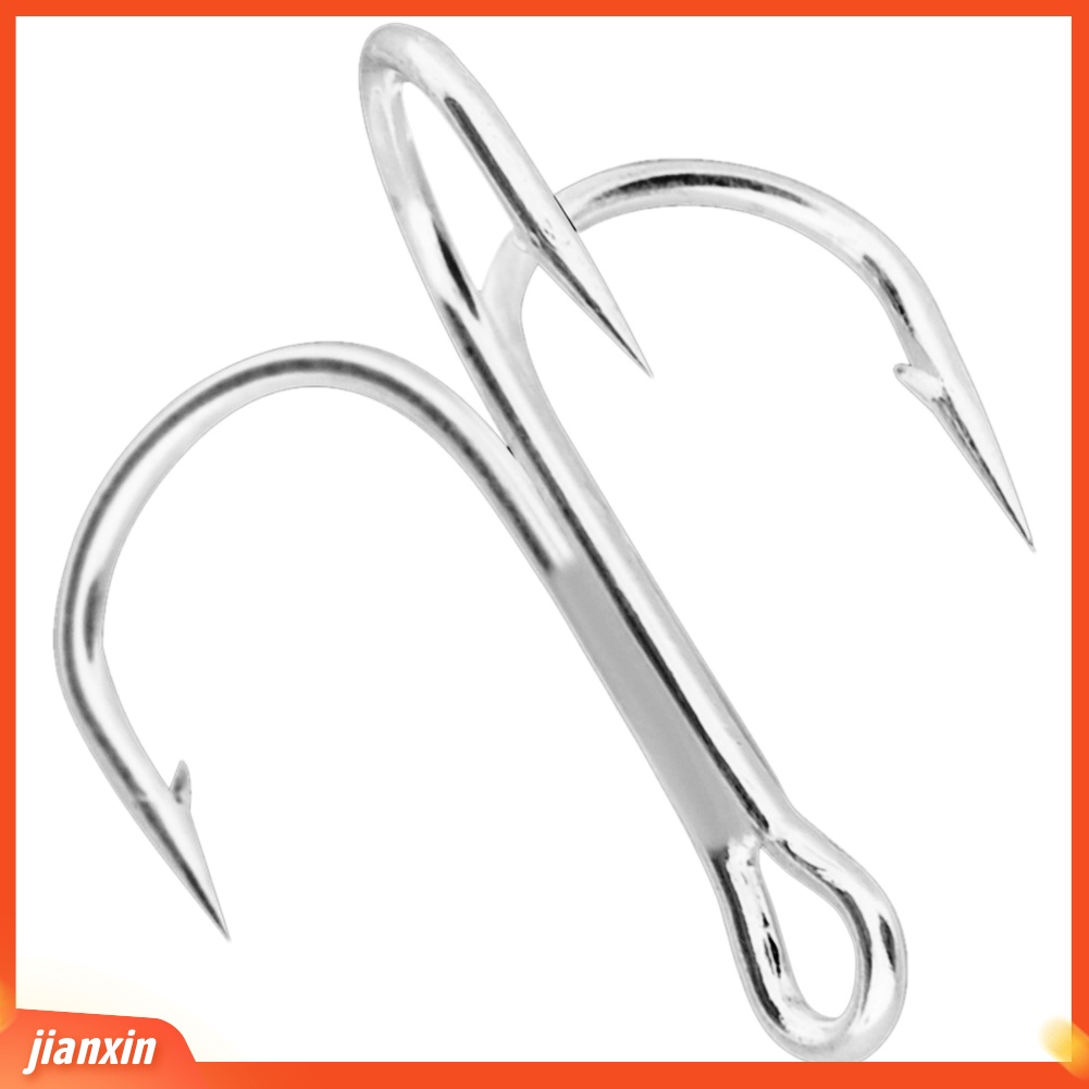 (In Stock) 50Pcs Pengait Treble Pancing Cacing Umpan Holder Fish Tackle Tools Aksesoris