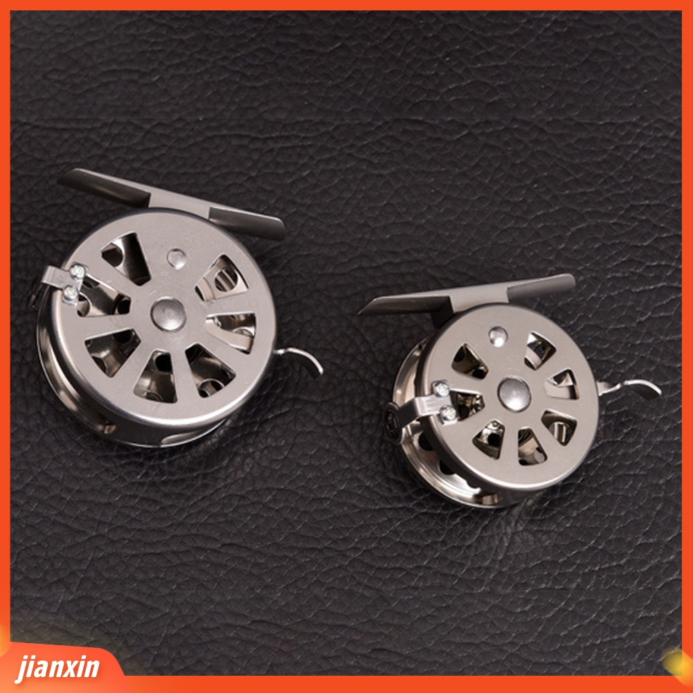 (In Stock) D50 /D60 Ultralight CNC Aluminium 1:1 2bears Ice Fly Fishing Reel Tangan Kanan