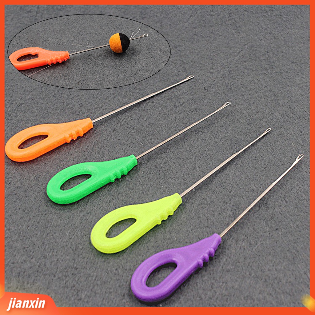 (In Stock) Memancing Rambut Rig Portable Non-slip Handle Ujung Tajam Anti-Karat Tahan Lama Memikat Penembus Mini Stainless Steel Tandon Memancing Umpan Jarum Alat Pancing