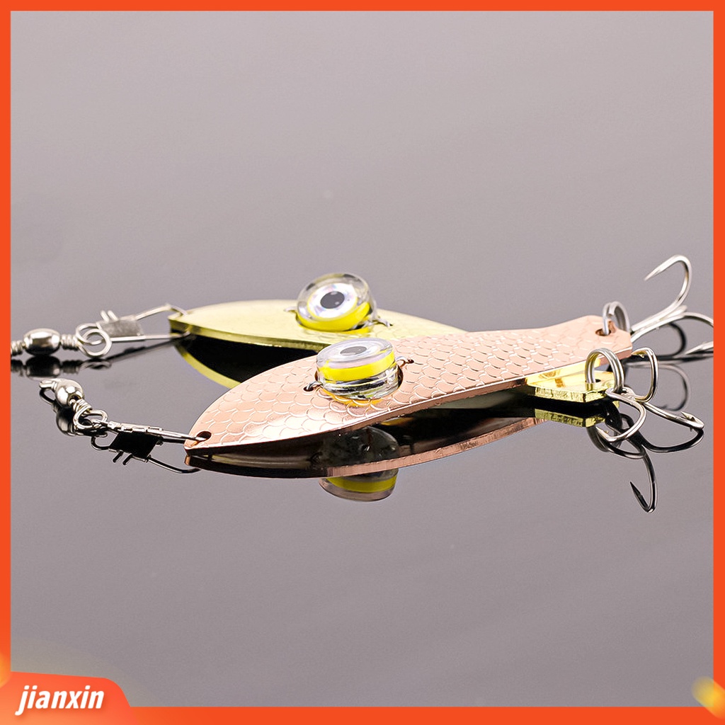 (In Stock) 9.5cm 30g Lampu Memancing Bawah Air Elektronik Menarik Ramah Lingkungan Dengan Kait Treble LED Umpan Umpan Pancing Lampu Untuk Angling