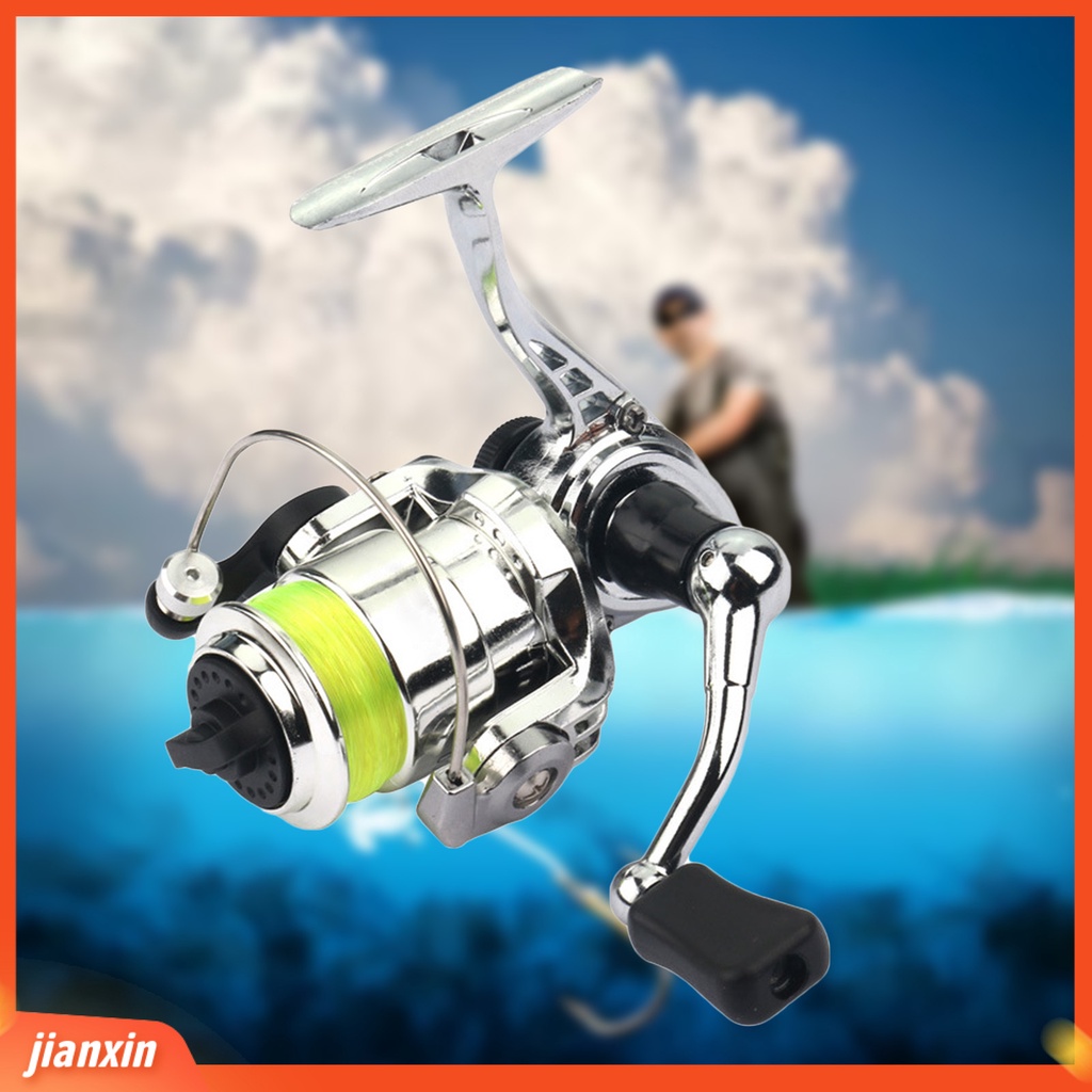 (In Stock) Upgraded XM100 Mini Metal Fishing Reel Spinning Wheel Bearing Fish Tackle Gear