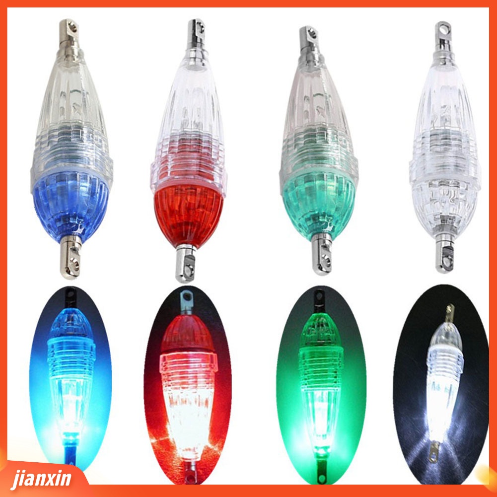 (In Stock) Mini Memancing Malam Luar Ruangan Warna Cerah Tahan Air Lampu LED Kedip Umpan Umpan