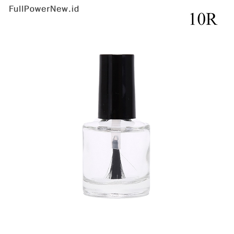 Power 1pc 10 /15ml Botol Kutek Kaca Kosong Dengan Kuas nail oil glass bottles ID