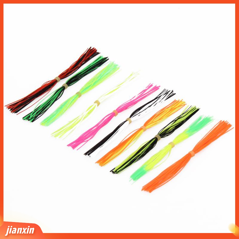 (In Stock) 300 Pcs Rok Cumi Garis Silikon Umpan Buatan Fishing Tackle Aksesoris