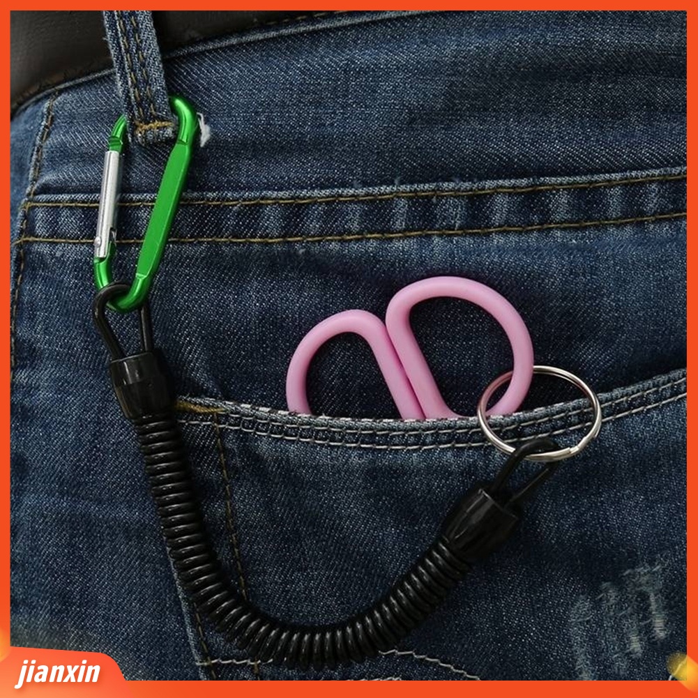 (In Stock) 2Pcs Ditarik Lalat Memancing Lanyard Gesper Tali Cord Ikan Tackle Aksesori