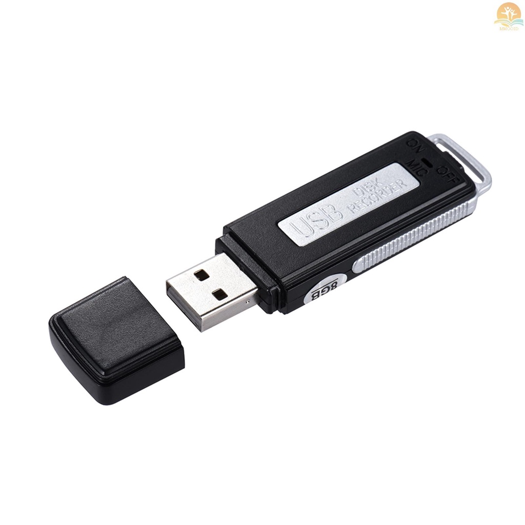 In Stock Perekam Suara Audio Disk USB Portabel 8GB