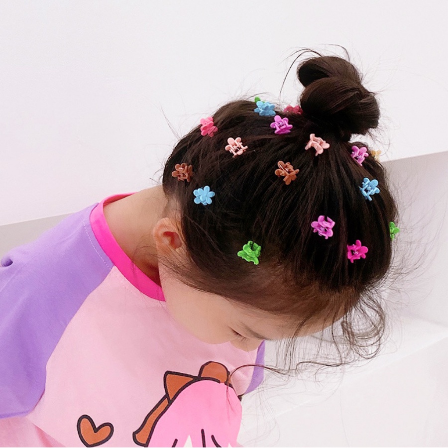 50pcs/set Korea Candy Color Hair Clip Gadis Anak Lucu Jepit Rambut Klip Samping Aksesoris Rambut