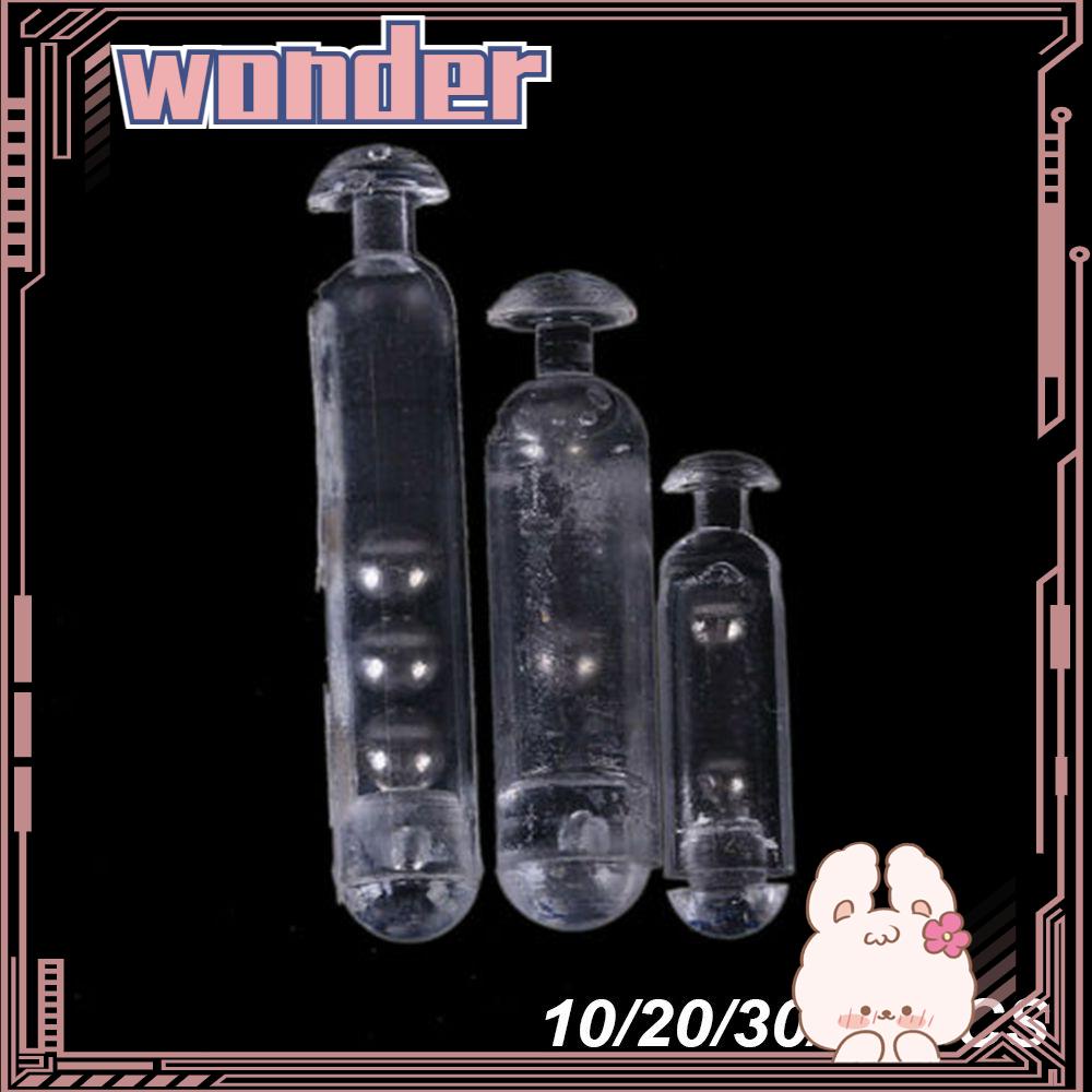 WONDER 10 /20 /30 /40 /50pcs Pemancingan Kerincingan Insert Tube S M L PE Tube Attract Fish Tie Tying Sound Bar