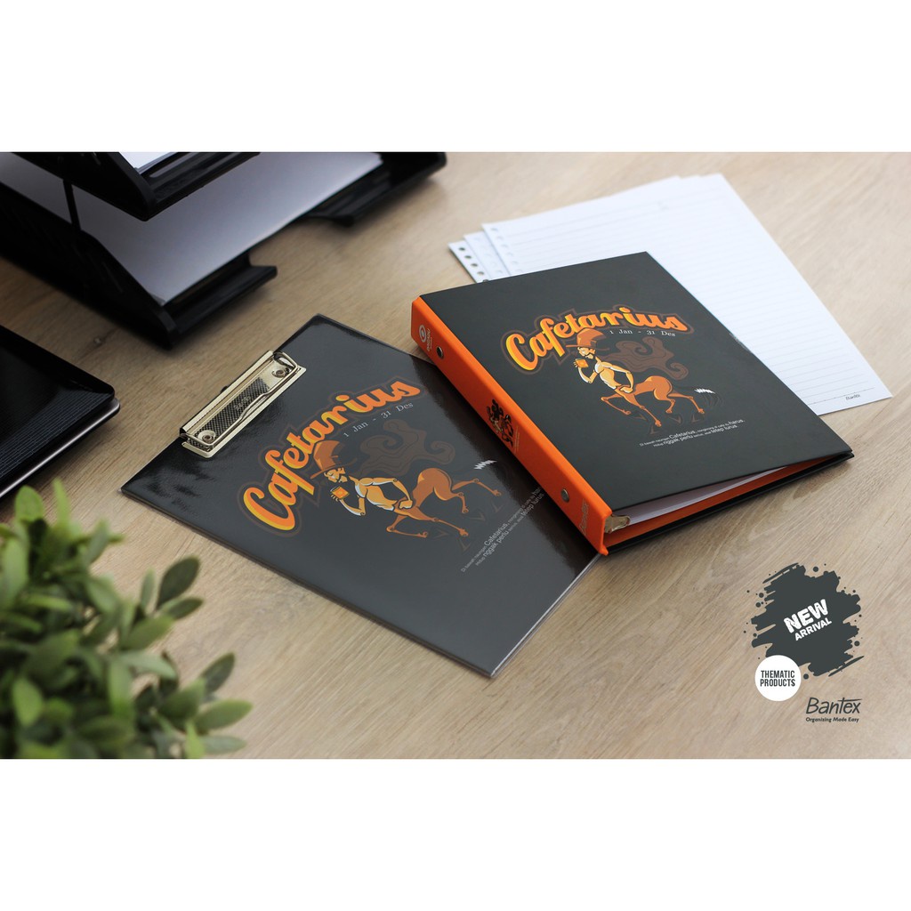 

[Artomas] Bantex Multiring Binder A5 (1329 21) + Clipboard Bundle Bantex Cafetarius A (4209 21)