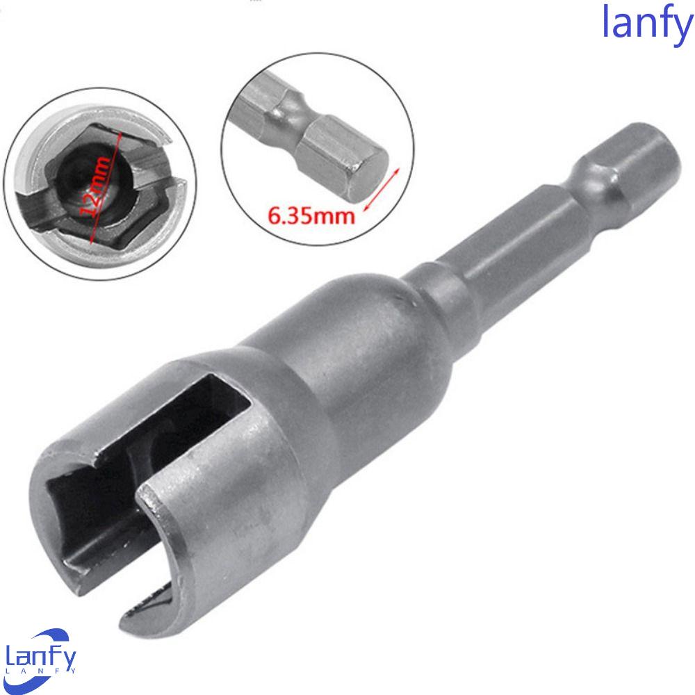 Butterfly Bolt Socket 6.35mm Untuk Alat Listrik Slotted High-carbon Steel Electric Screwdriver Sleeve