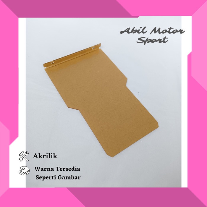 MUDFLAP AKRILIK VARIO 110 FI PANJANG MUDFLAP VARIO 110 INJEKSI ABIL MOTORSPORT