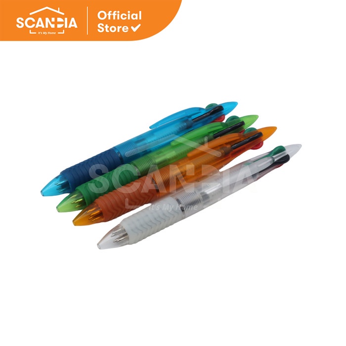 

SCANDIA Pulpen Pens Ball Poin Color 4 Pcs/Pack (SE0036)