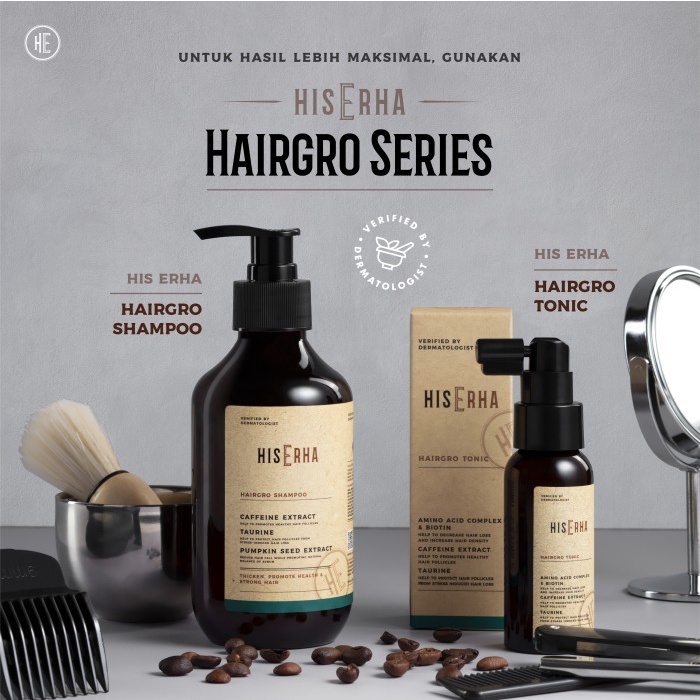 SALE His Erha Hairgro 60ml - Tonic Penumbuh Rambut Pria