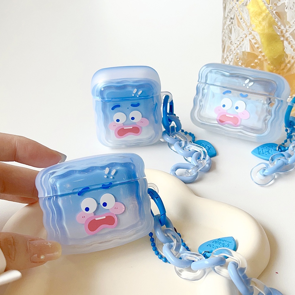 Lovely Couple Bluetooth Earphone Case Cocok Untuk Airpods1/2 Apple Pelindung Earphone Nirkabel Pro 3rd Generation