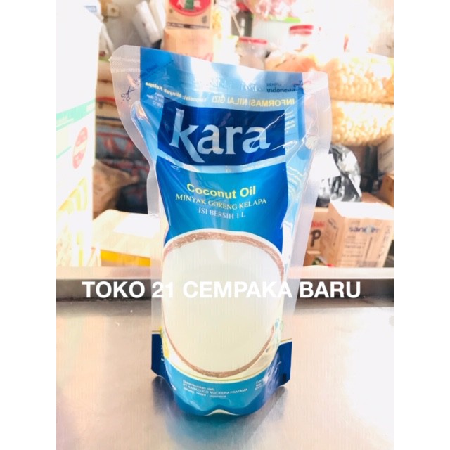 

Kara Minyak Goreng Kelapa Pouch 1 Liter | Kara Coconut Oil Refill 1 Liter 1Liter Murah Promo