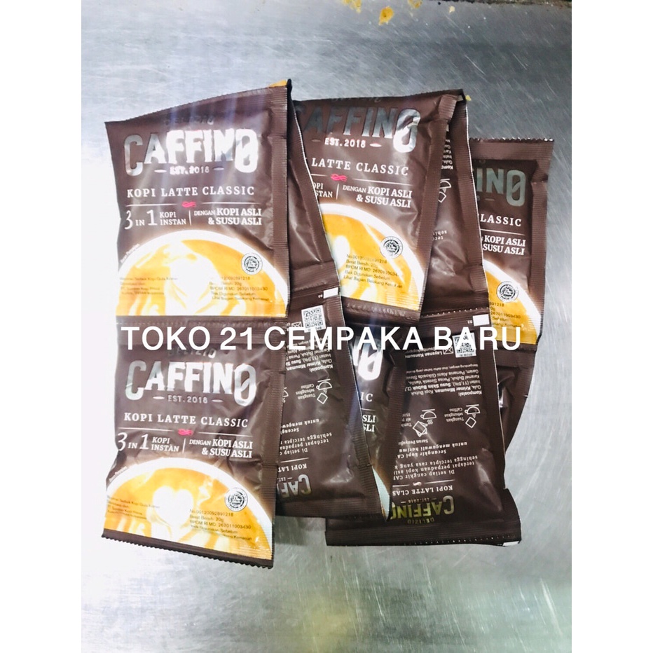 

Delizio Caffino Rasa CLASSIC Coklat 1 Renceng isi 10 Sachet | Kopi Latte Murah Promo