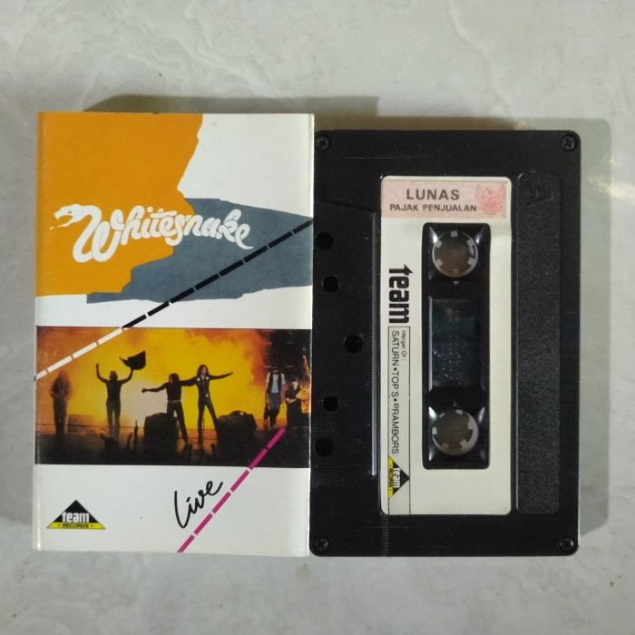 kaset whitesnake live - team records -