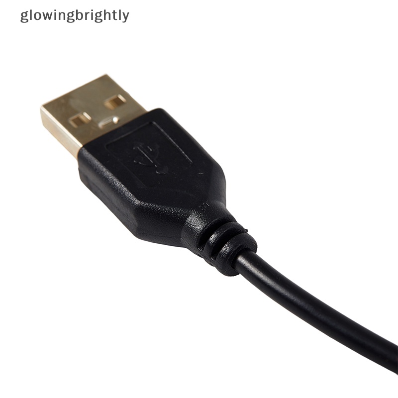 [glowingbrightly] 1pc Diameter Luar 2mm Kepala Bulat USB Charger Kabel Pin Kecil USB 1meter TFX